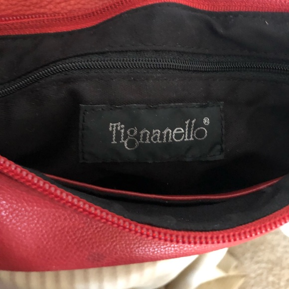 Tignanello Red Leather Purse - Picture 6 of 6